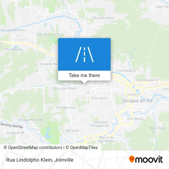 Rua Lindolpho Klein map