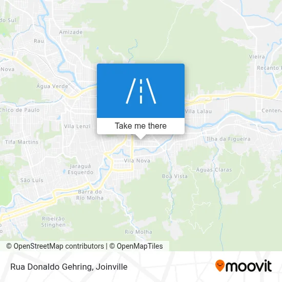 Rua Donaldo Gehring map