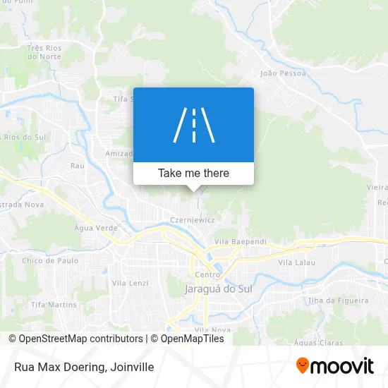 Rua Max Doering map