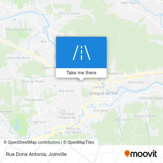 Rua Dona Antonia map