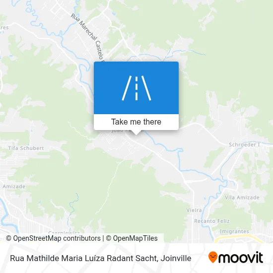 Rua Mathilde Maria Luíza Radant Sacht map