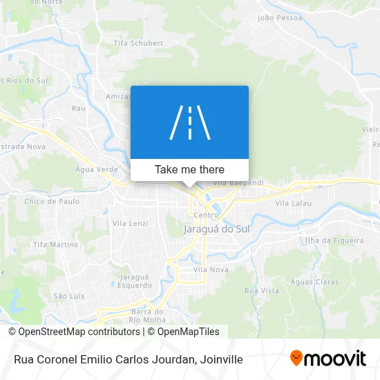 Rua Coronel Emilio Carlos Jourdan map