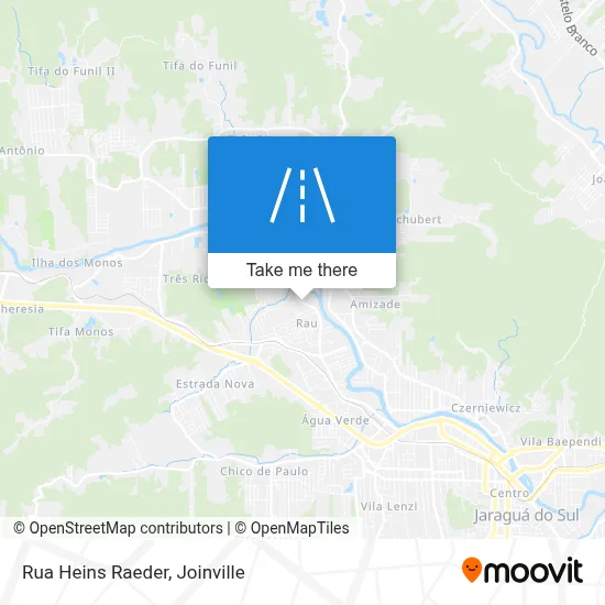 Rua Heins Raeder map