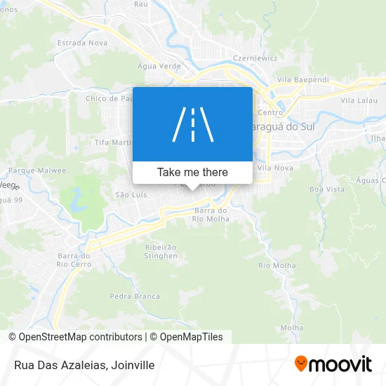 Rua Das Azaleias map