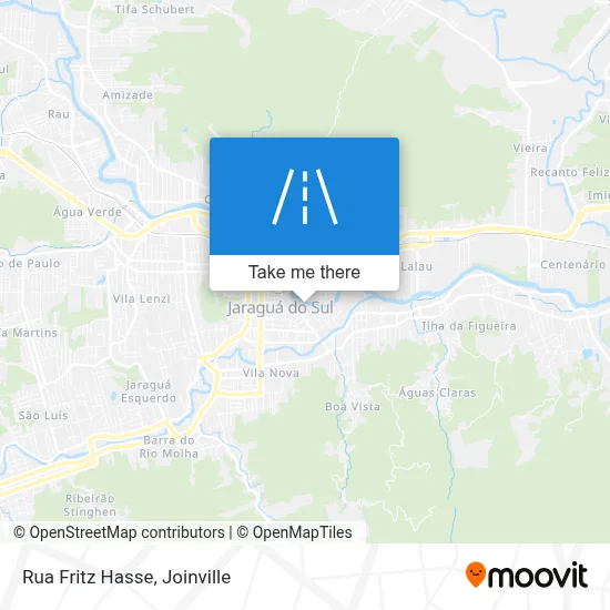 Rua Fritz Hasse map