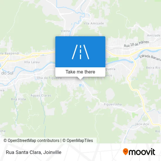 Rua Santa Clara map