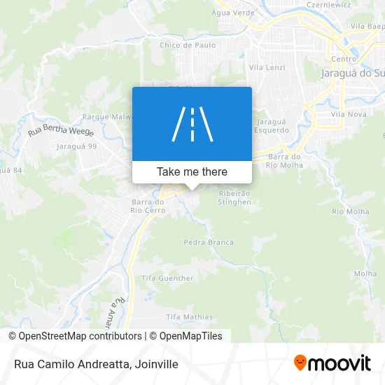 Rua Camilo Andreatta map