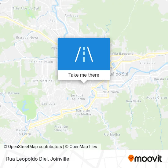 Rua Leopoldo Diel map