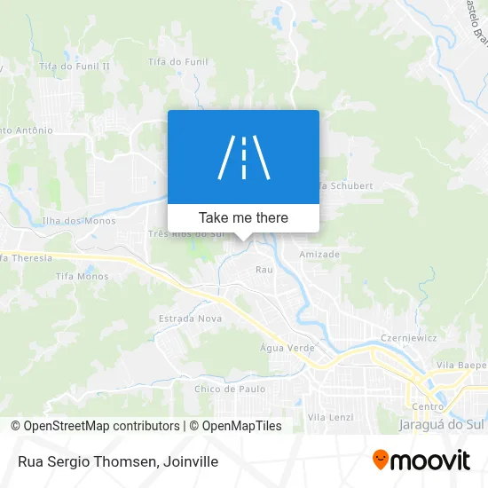 Rua Sergio Thomsen map