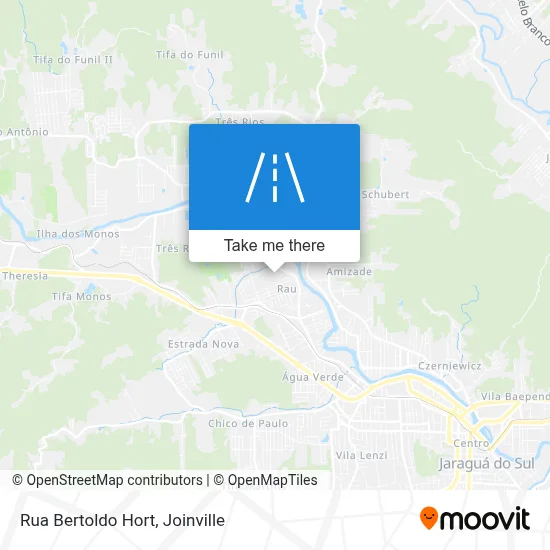 Rua Bertoldo Hort map