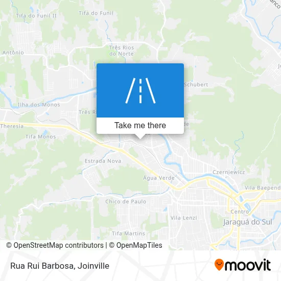 Rua Rui Barbosa map