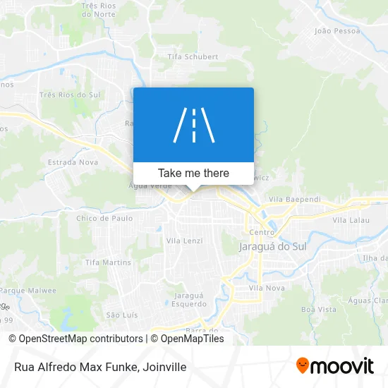 Rua Alfredo Max Funke map