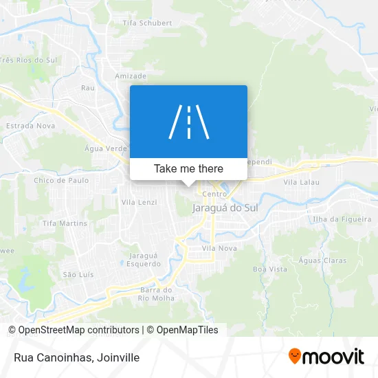 Rua Canoinhas map