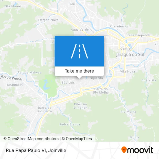 Rua Papa Paulo VI map