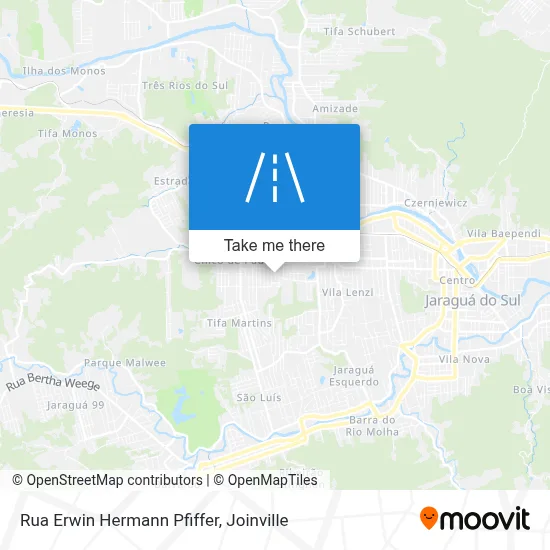 Rua Erwin Hermann Pfiffer map