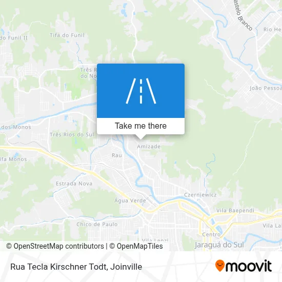 Rua Tecla Kirschner Todt map