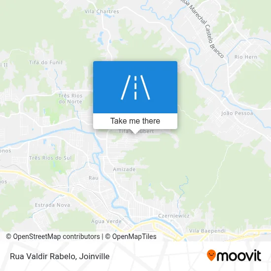 Rua Valdir Rabelo map