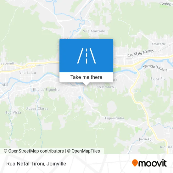 Rua Natal Tironi map