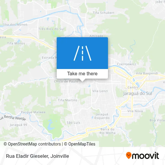 Rua Eladir Gieseler map