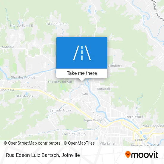 Rua Edson Luiz Bartsch map