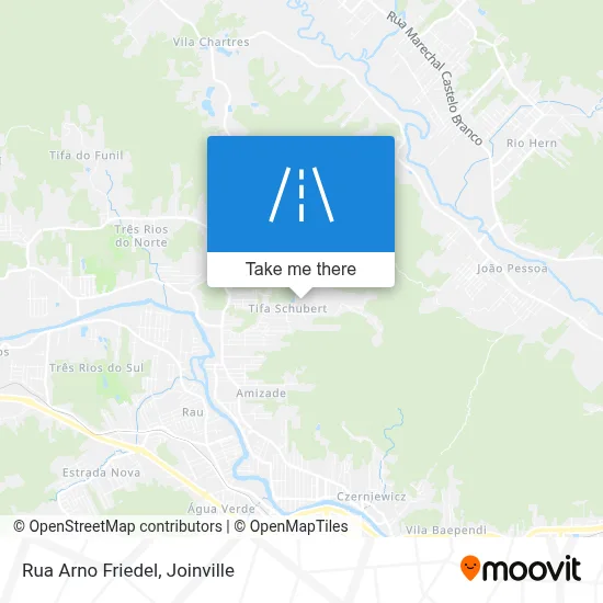 Rua Arno Friedel map