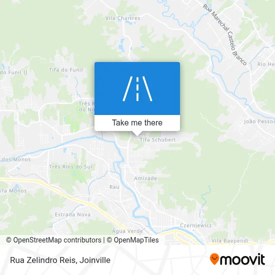 Rua Zelindro Reis map