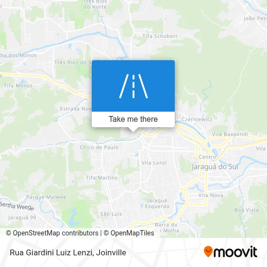 Rua Giardini Luiz Lenzi map
