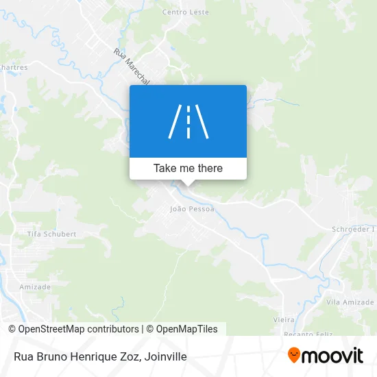 Rua Bruno Henrique Zoz map