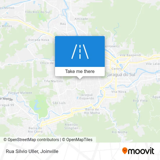 Rua Silvio Uller map