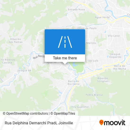 Rua Delphina Demarchi Pradi map