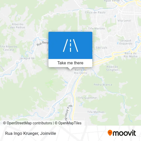 Rua Ingo Krueger map
