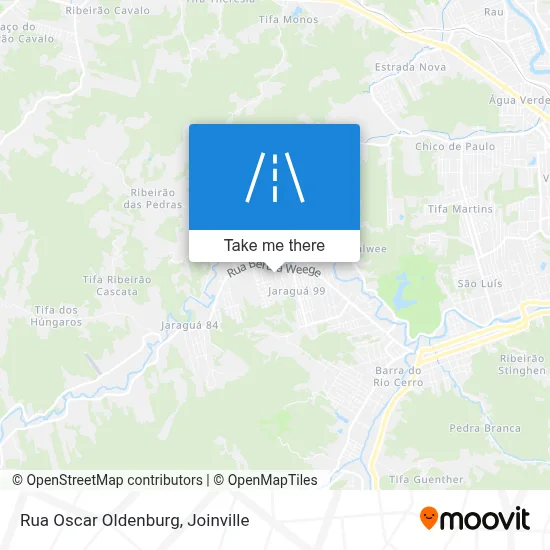 Rua Oscar Oldenburg map