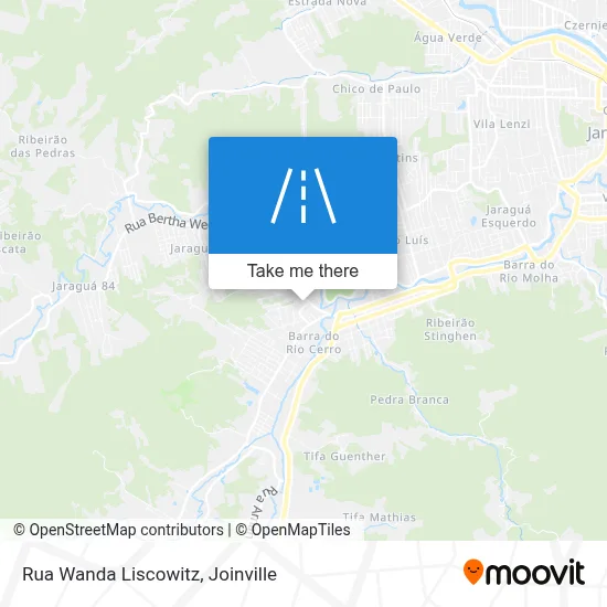 Rua Wanda Liscowitz map