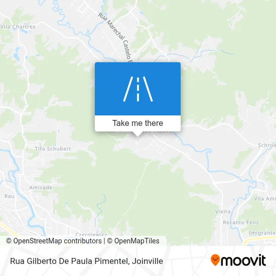 Rua Gilberto De Paula Pimentel map