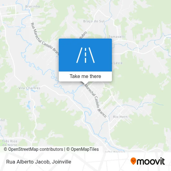 Rua Alberto Jacob map