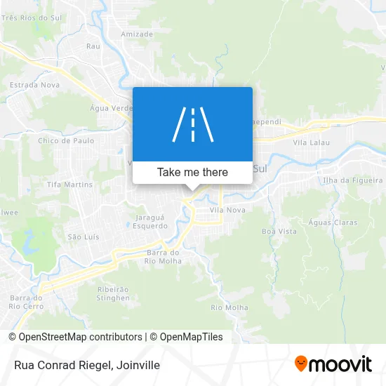Rua Conrad Riegel map