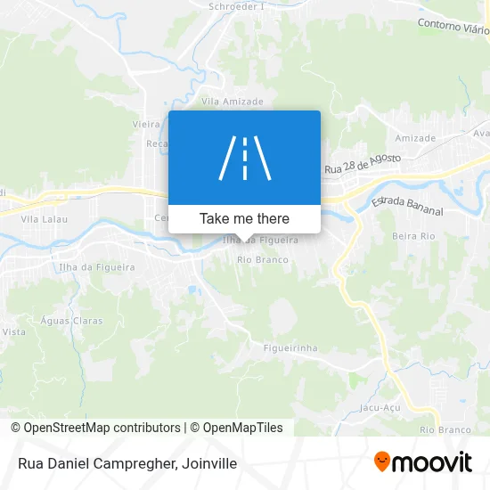 Rua Daniel Campregher map