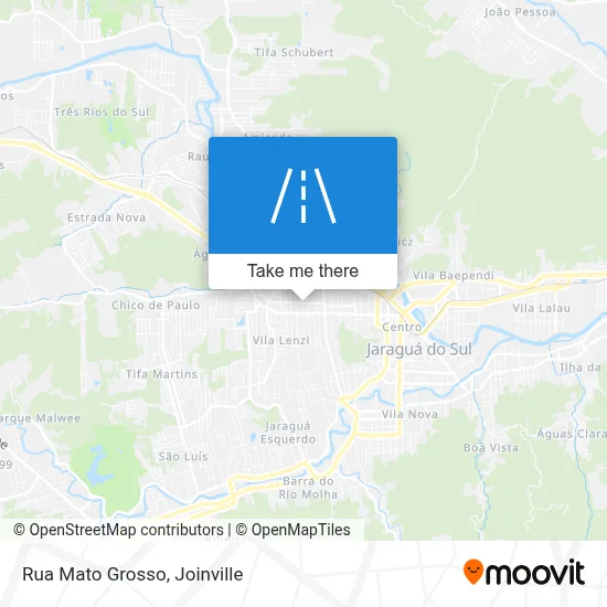 Rua Mato Grosso map