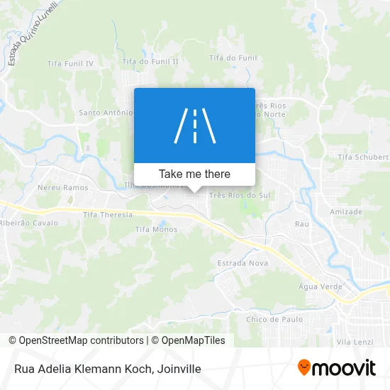 Rua Adelia Klemann Koch map