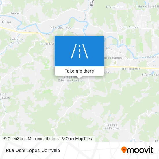 Rua Osni Lopes map