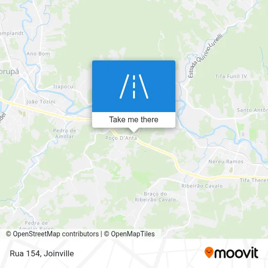 Rua 154 map
