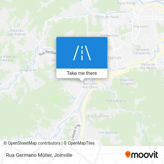 Rua Germano Müller map
