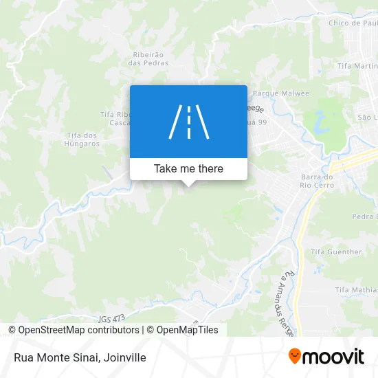 Rua Monte Sinai map