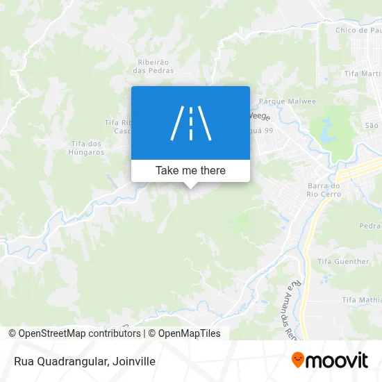 Rua Quadrangular map