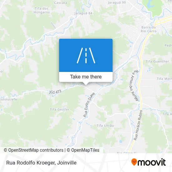 Rua Rodolfo Kroeger map