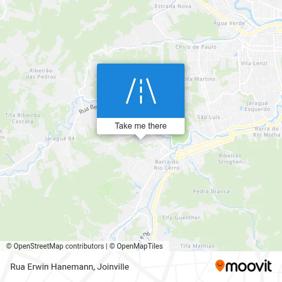 Rua Erwin Hanemann map