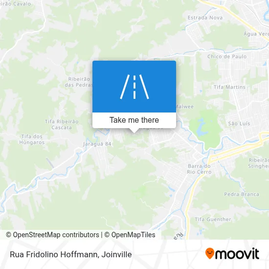 Rua Fridolino Hoffmann map