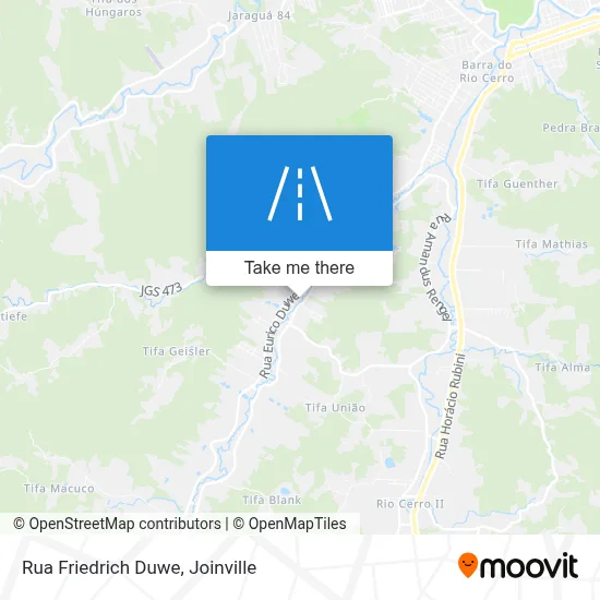 Rua Friedrich Duwe map