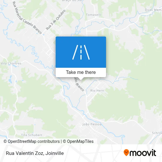 Rua Valentin Zoz map