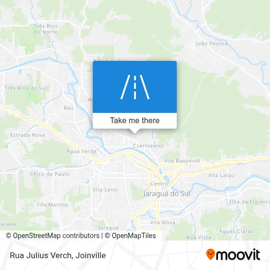 Rua Julius Verch map